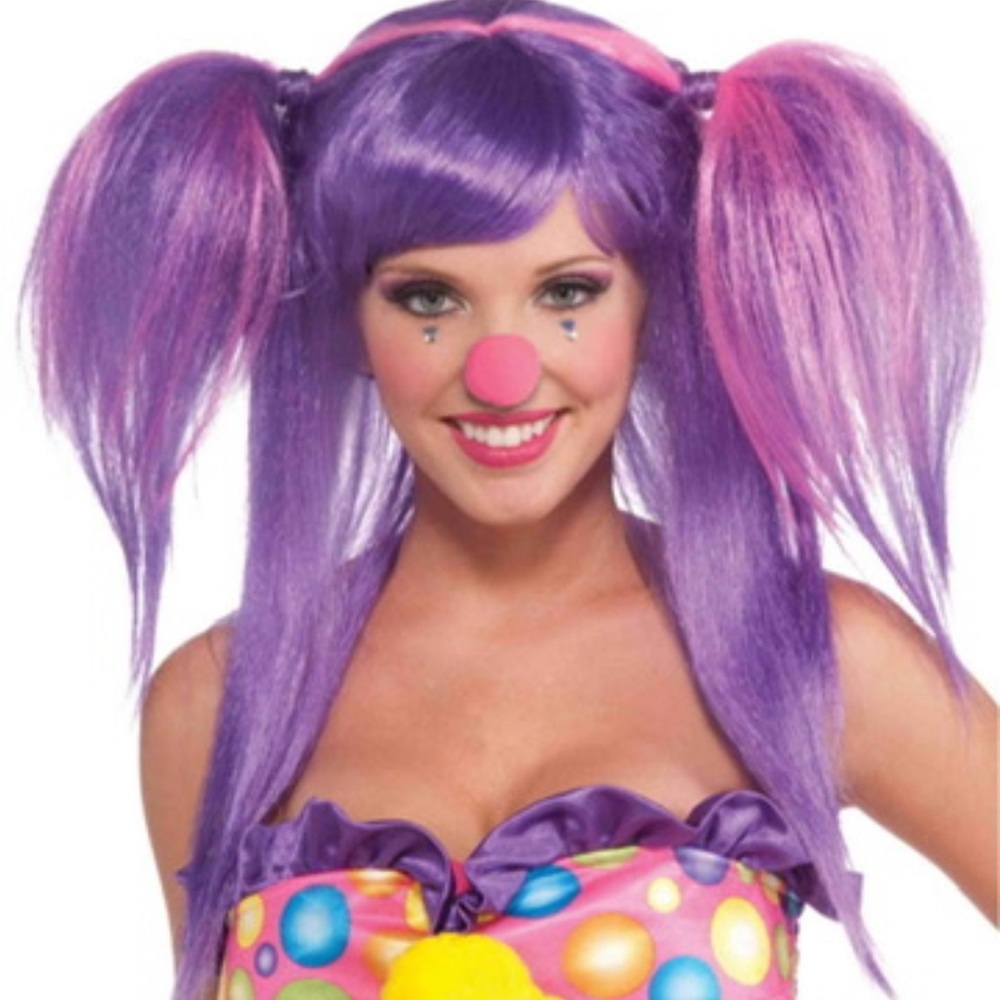 Purple and Pink Ponytail Wig Hair Accessory